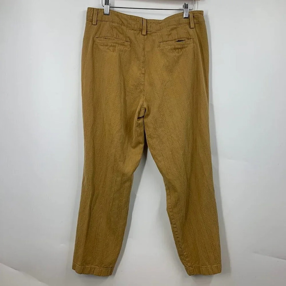 Anthropologie Women's Scout Slim Pleated Straight Leg Ankle Pants Size 31 - Picture 2 of 14